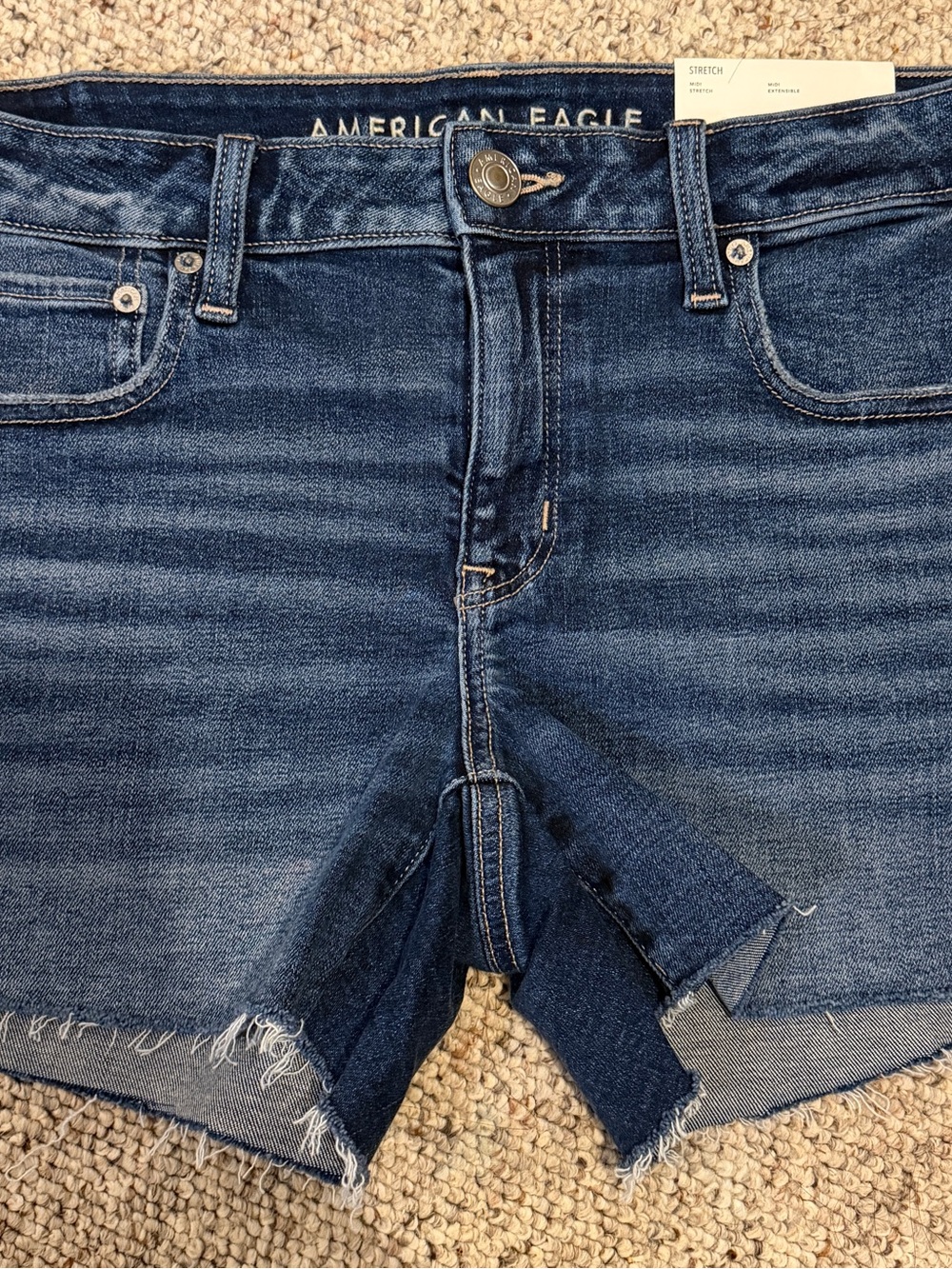 American Eagle Outfitters Women's Dark Blue Denim